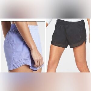 Athleta Lot Hustle Racer Athletic Shorts‎ 2X